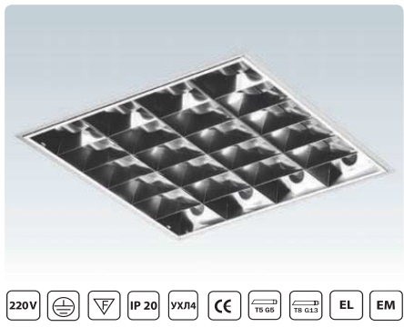 TLC418 P2 EL EM Светильник TLC418 P2 EL EM